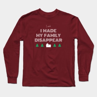 Xmas Exhaustion by Family Love Long Sleeve T-Shirt